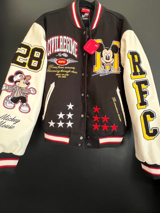 Civil Regime Other - Civil Regime 2025 Mickey Mouse Varsity Jacket in Dark Navy
